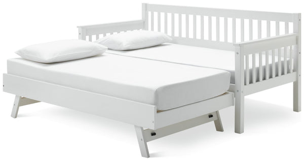 Aspley Trundle Day Bed - White 15817621