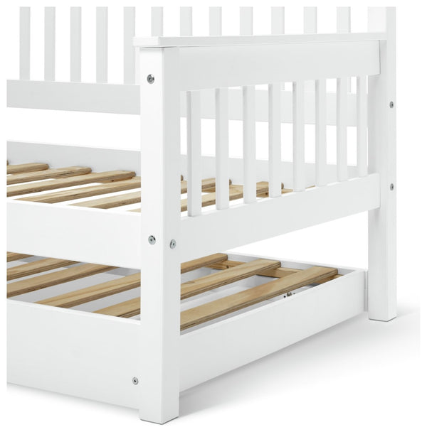Aspley Trundle Day Bed - White 15817621