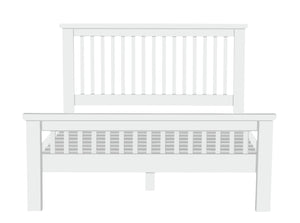 Aubrey Kingsize Wooden Bed Frame - White 14192897