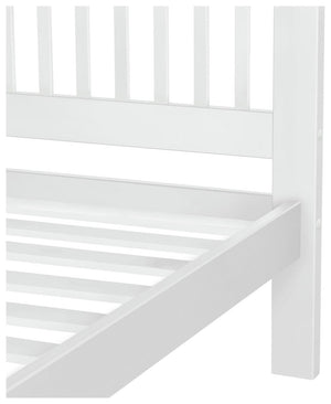 Aubrey Kingsize Wooden Bed Frame - White 14192897