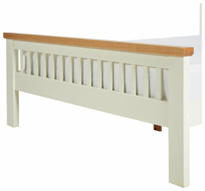 Aubrey Small Double Wooden Bed Frame - Two Tone 14722061