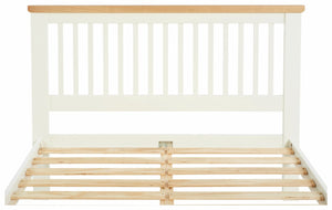 Aubrey Small Double Wooden Bed Frame - Two Tone 14722061