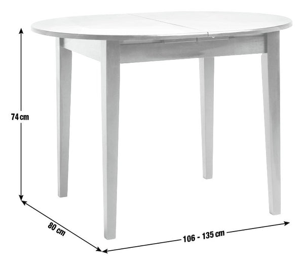 Banbury Extending Solid Wood Dining Table-Natural 11482184