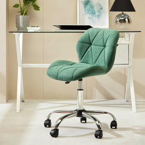 Boutique Velvet Office Chair - Green 17057805