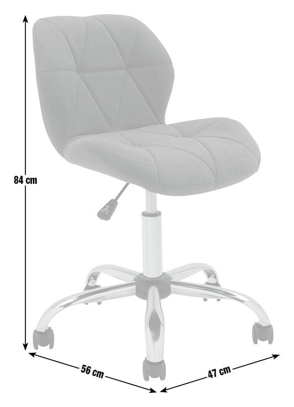 Boutique Velvet Office Chair - Green 17057805