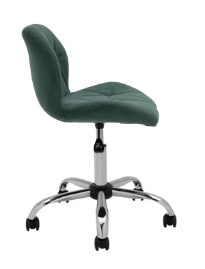 Boutique Velvet Office Chair - Green 17057805