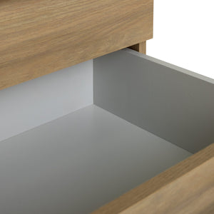 Brisbane 4 Door 3 Drawer Wardrobe - Oak 15822568