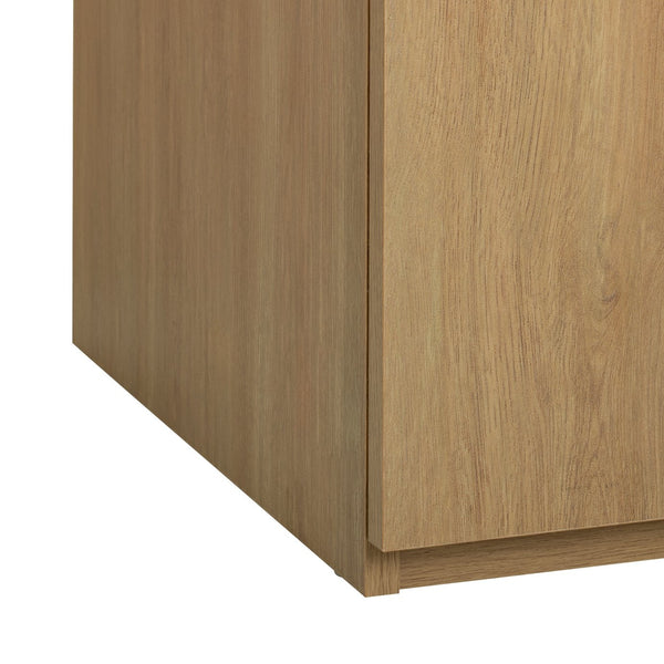 Brisbane 4 Door 3 Drawer Wardrobe - Oak 15822568
