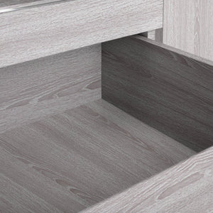 Brisbane 4 Door 3 Drawers Wardrobe - Grey Oak 15822582