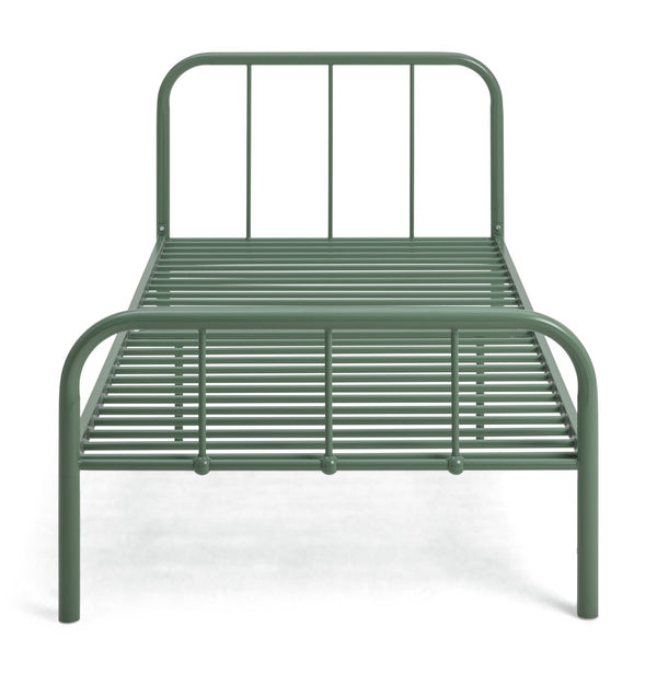 Charlie Single Metal Bed Frame - Green 13138986