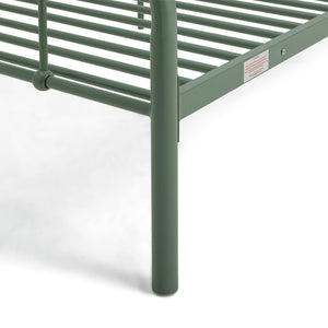 Charlie Single Metal Bed Frame - Green 13138986