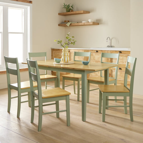 Chicago Extending 6 seater Dining Table - Green 17672462