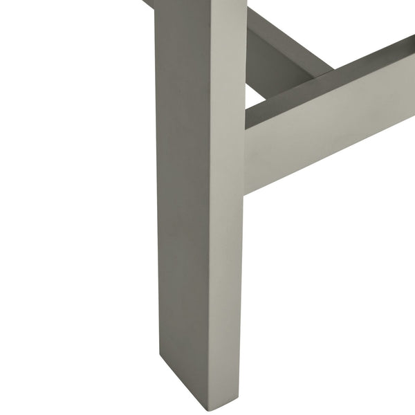 Grey dining bench for kitchen or dining room