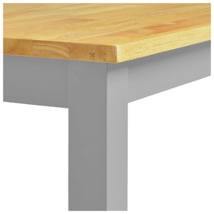 Chicago Wooden 4 Seater Dining Table - Grey 17696345