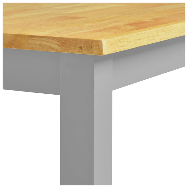 Chicago Wooden 4 Seater Dining Table - Grey 17696345
