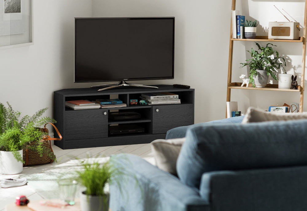 Corners 2 Door TV Unit - Black 19601503