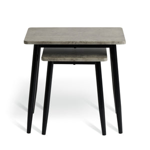 Crowe Nest of 2 Side Table - Grey 17417902