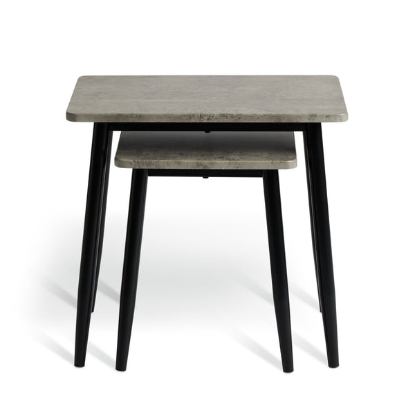 Crowe Nest of 2 Side Table - Grey 17417902