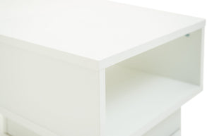 Cubes End Table - White 14567958