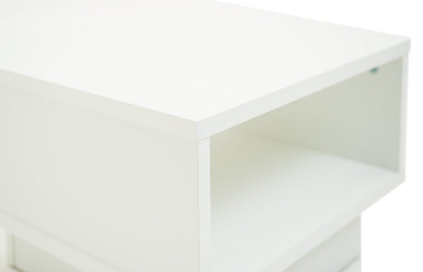 Cubes End Table - White 14567958