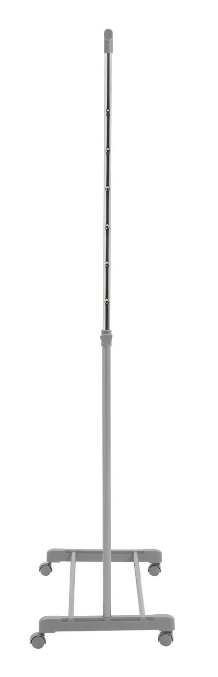 Double Clothes Rail - Grey And Chrome 14231703