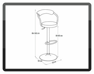 Executive Gas Lift Bar Stool - Red 16001522