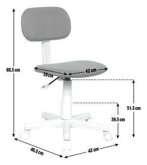 Fabric Office Chair - Black 16171799