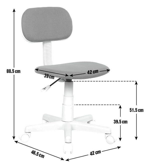 Fabric Office Chair - Black 16171799