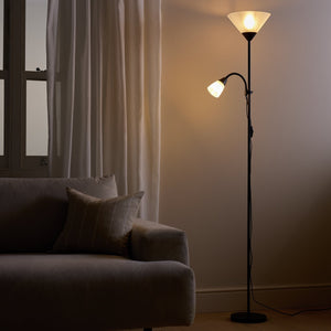 Father and Child Floor Lamp - Black 14584728