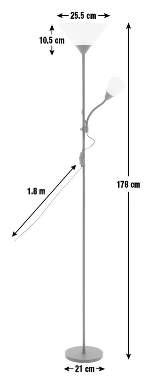 Father and Child Floor Lamp - Black 14584728