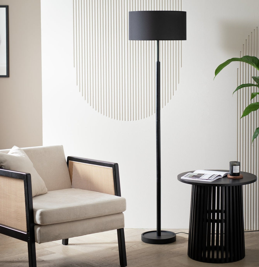 Gloss Stick Floor Lamp - Black 14653020