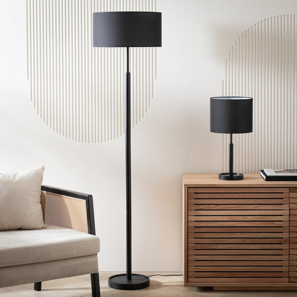 Gloss Stick Floor Lamp - Black 14653020