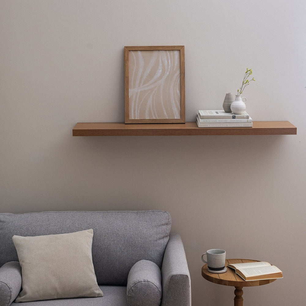 Jak 120cm Floating Shelf - Oak Effect 18753696