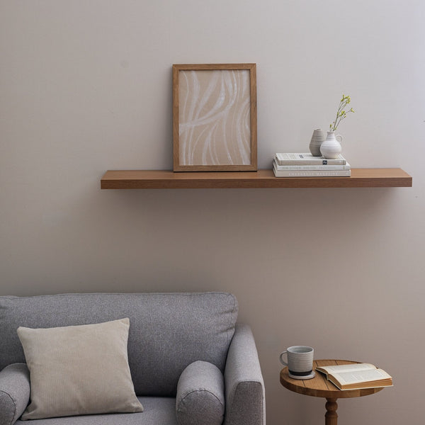 Jak 120cm Floating Shelf - Oak Effect 18753696