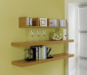 Jak 120cm Floating Shelf - Oak Effect 18753696