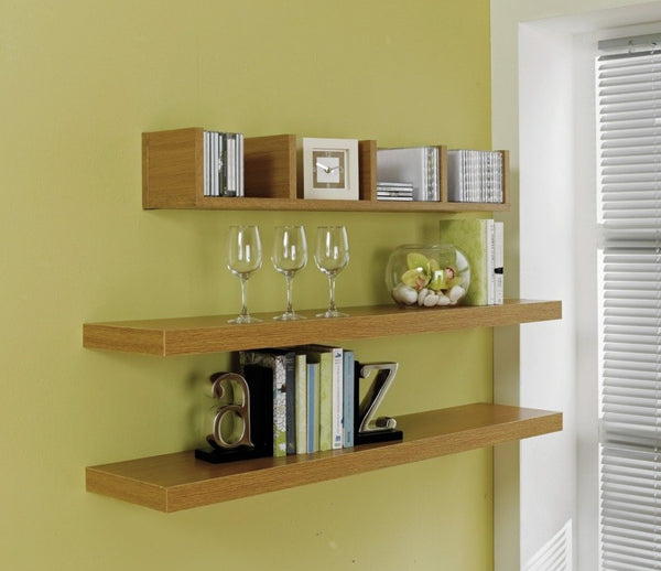 Jak 120cm Floating Shelf - Oak Effect 18753696
