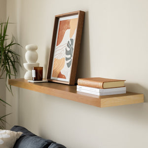 Jak 120cm Floating Shelf - Oak Effect 18753696