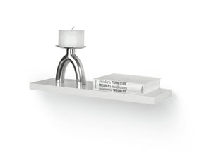 Jak 60cm Floating Shelf - White Gloss 18753380