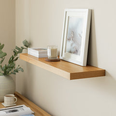 Jak 80cm Floating Shelf - Oak Effect 18752659
