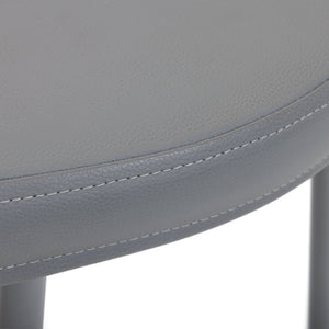 Jayla Metal Grey Dining Table & 4 Grey Chairs 11128912