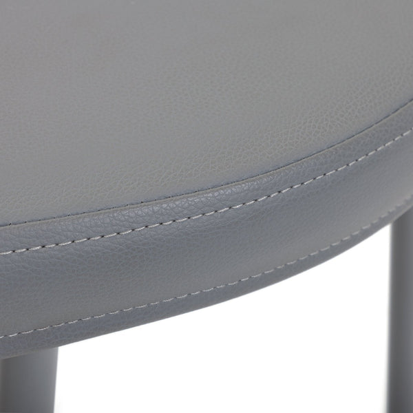 Jayla Metal Grey Dining Table & 4 Grey Chairs 11128912