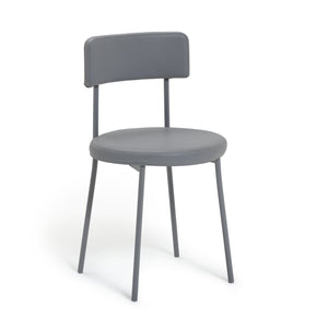Small grey dining table and chairs for kitchen