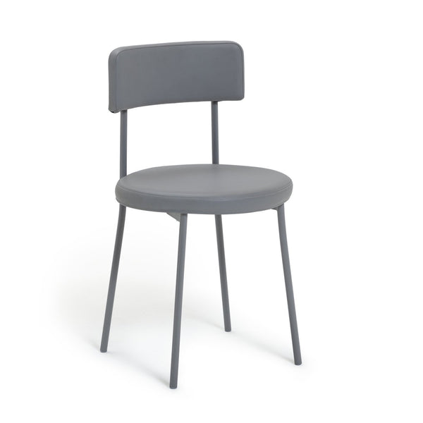Small grey dining table and chairs for kitchen