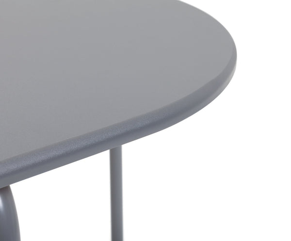 Jayla Metal Grey Dining Table & 4 Grey Chairs 11128912