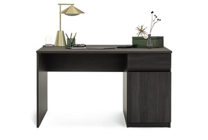 Jenson 1 Drawer Office Desk - Black & Brown 13086272