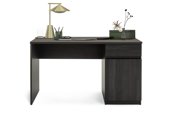 Jenson 1 Drawer Office Desk - Black & Brown 13086272