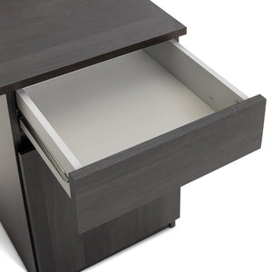 Jenson 1 Drawer Office Desk - Black & Brown 13086272