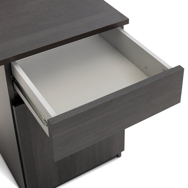 Jenson 1 Drawer Office Desk - Black & Brown 13086272