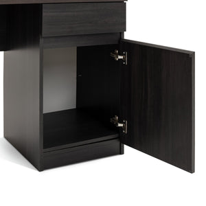 Jenson 1 Drawer Office Desk - Black & Brown 13086272