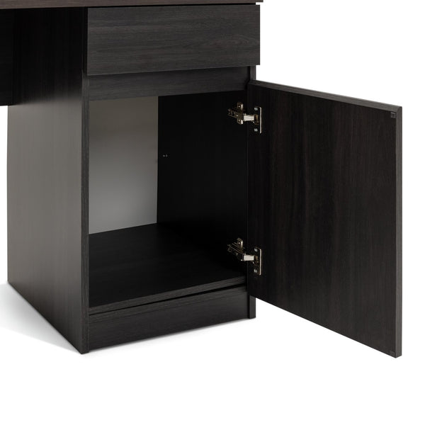 Jenson 1 Drawer Office Desk - Black & Brown 13086272